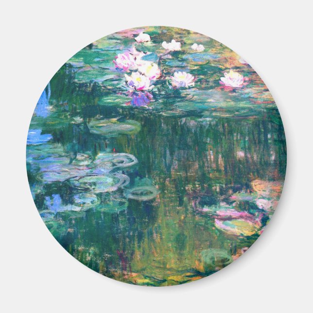 Claude Monet Water Lilies 1917 Magnet (Front)