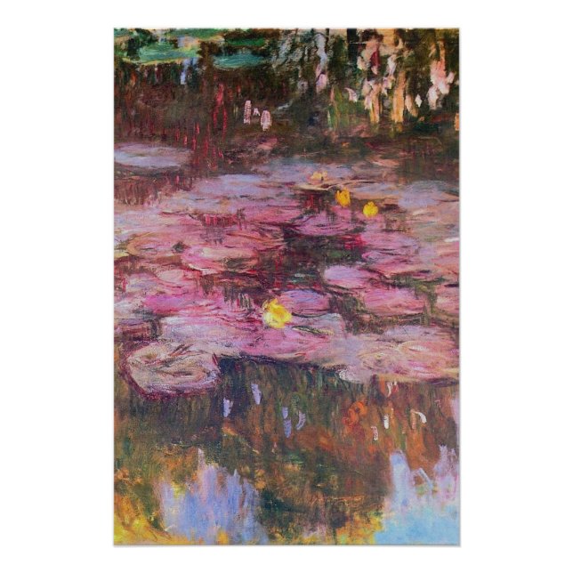 Claude Monet - Water Lilies 1917 Poster (Front)