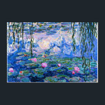 Claude Monet - Water Lilies, 1919, Acrylic Print<br><div class="desc">Claude Monet famous painting,  Water Lilies,  1919</div>