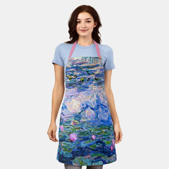Claude Monet - Water Lilies, 1919,  Apron (Worn)