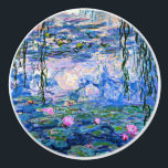 Claude Monet - Water Lilies, 1919, Ceramic Knob<br><div class="desc">Claude Monet famous painting,  Water Lilies,  1919</div>
