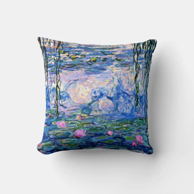 Claude Monet - Water Lilies, 1919 Cushion (Front)