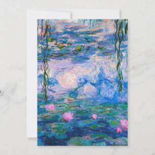 Claude Monet - Water Lilies 1919 Holiday Card