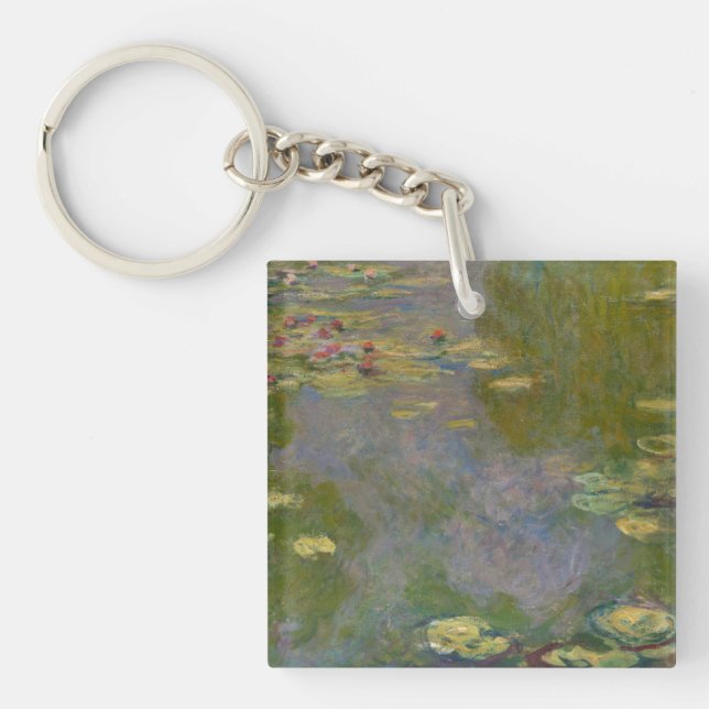 Claude Monet | Water Lilies, 1919 Key Ring (Front)