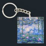 Claude Monet - Water Lilies, 1919, Key Ring<br><div class="desc">Famous painting of Water Lilies,  1919,  by Claude Monet</div>