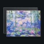 Claude Monet - Water Lilies 1919 Magnetic Card<br><div class="desc">Water Lilies / Nympheas (W.1852) - Claude Monet,  Oil on Canvas,  1916-1919</div>