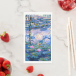 Claude Monet - Water Lilies, 1919, Napkin<br><div class="desc">Water Lilies,  1919,  famous painting by Claude Monet.</div>