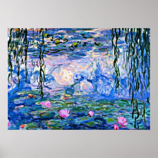 Claude Monet - Water Lilies, 1919 Poster (Front)