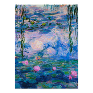 Claude Monet - Water Lilies 1919 Poster