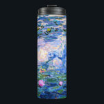 Claude Monet - Water Lilies, 1919, Thermal Tumbler<br><div class="desc">Famous painting by Claude Monet,  Water Lilies,  1919.</div>