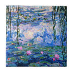 Claude Monet - Water Lilies, 1919, Tile<br><div class="desc">Famous painting of Water Lilies,  1919,  by Claude Monet</div>