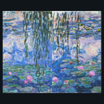 Claude Monet - Water Lilies, 1919, Wrapping Paper<br><div class="desc">Famous painting by Claude Monet,  Water Lilies,  1919.</div>