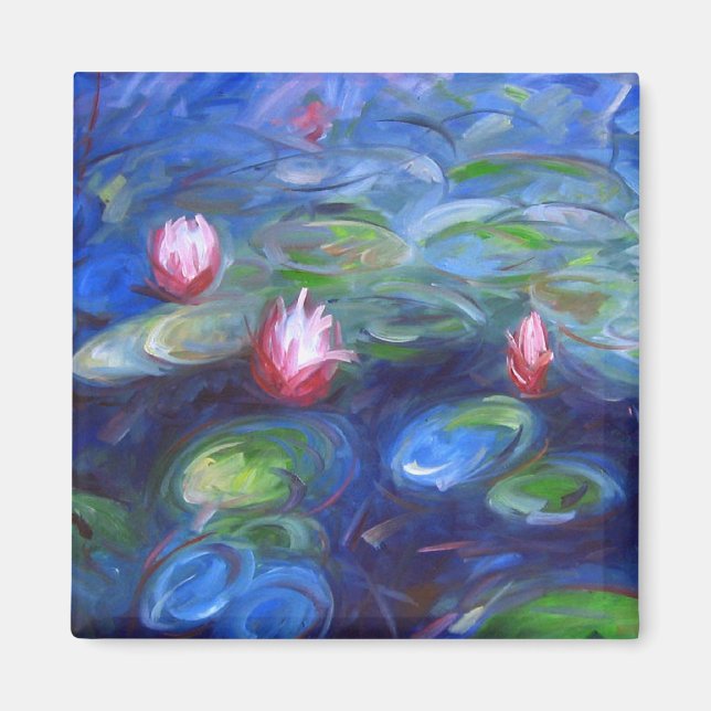 Claude Monet: Water Lilies 2 Magnet (Front)