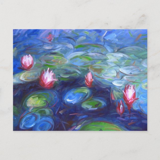 Claude Monet: Water Lilies 2 Postcard (Front)