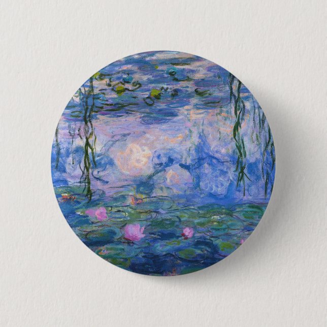 Claude Monet - Water Lilies 6 Cm Round Badge (Front)