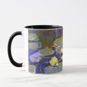 Claude Monet Water Lilies Agapanthus Vintage Art Mug