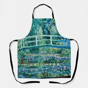Claude Monet - Water Lilies And Japanese Bridge Apron