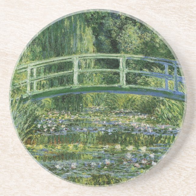 Claude Monet Water Lilies and Japanese Bridge Coaster (Front)