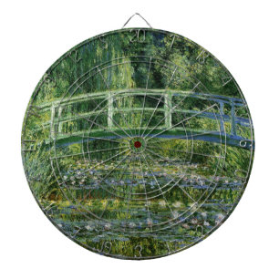 Claude Monet Water Lilies and Japanese Bridge Dartboard