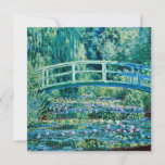 Claude Monet - Water Lilies And Japanese Bridge Holiday Card<br><div class="desc">Claude Monet - Water Lilies And Japanese Bridge (1899)</div>