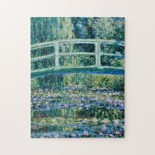 Claude Monet - Water Lilies And Japanese Bridge Jigsaw Puzzle (Vertical)