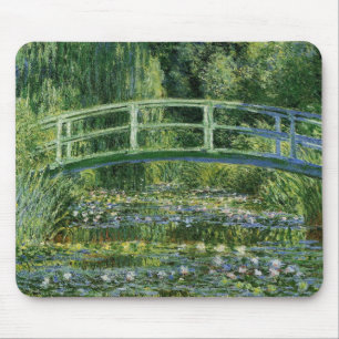 Claude Monet Water Lilies and Japanese Bridge Mouse Mat
