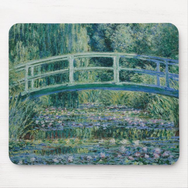 Claude Monet - Water Lilies and Japanese Bridge Mouse Mat (Front)
