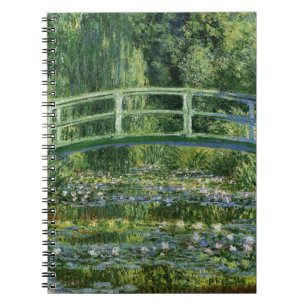 Claude Monet Water Lilies and Japanese Bridge Notebook