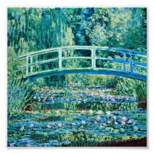 Claude Monet - Water Lilies And Japanese Bridge Photo Print