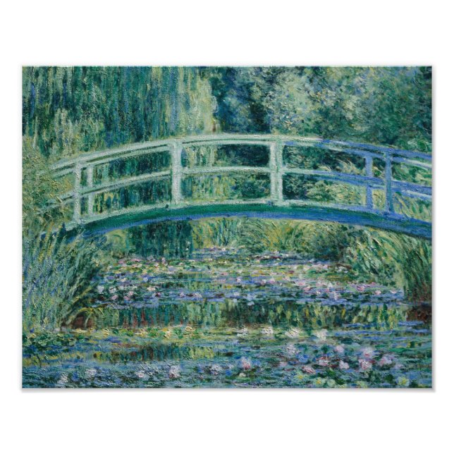 Claude Monet - Water Lilies and Japanese Bridge Photo Print (Front)