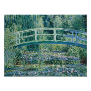 Claude Monet - Water Lilies and Japanese Bridge Photo Print