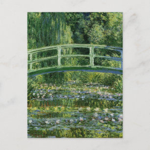 Claude Monet Water Lilies and Japanese Bridge Postcard