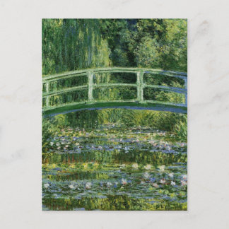 Claude Monet Water Lilies and Japanese Bridge Postcard