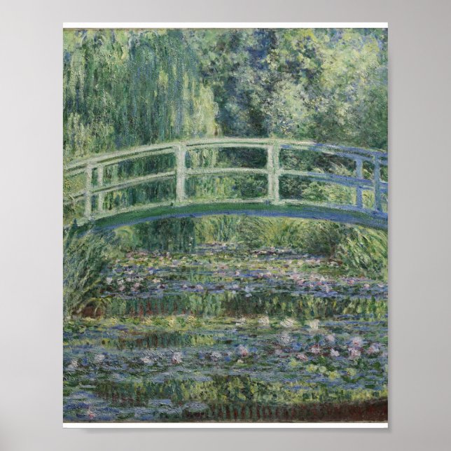 Claude Monet - Water Lilies And Japanese Bridge Poster (Front)