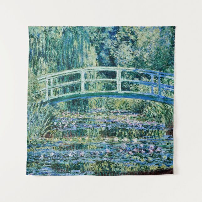 Claude Monet - Water Lilies And Japanese Bridge Tapestry (Front)