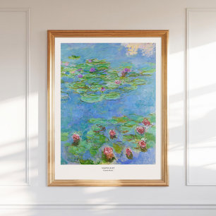 Claude Monet Water Lilies Art Print Vintage Painti