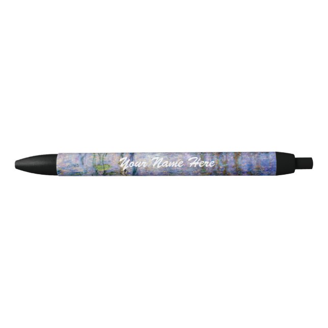 Claude Monet - Water Lilies Black Ink Pen (Front)