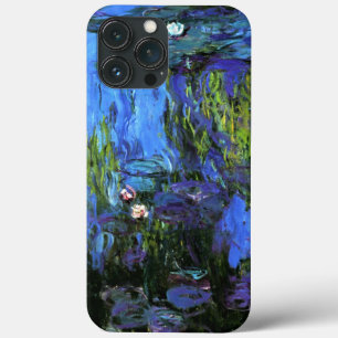 Claude Monet: Water-Lilies, blue indigo Case-Mate  iPhone 13 Pro Max Case