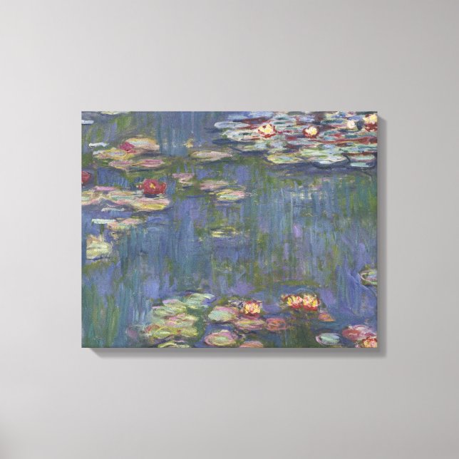 Claude Monet - Water Lilies Canvas Print (Front)