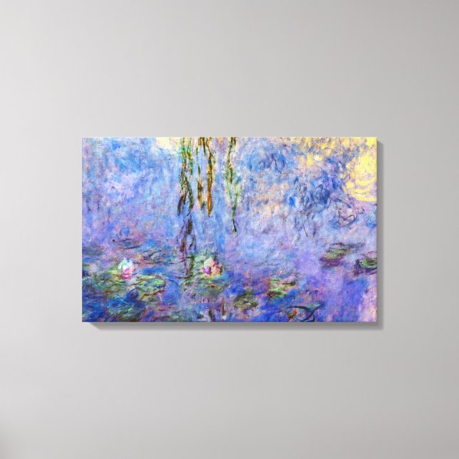 Claude Monet - Water Lilies Canvas Print (Front)
