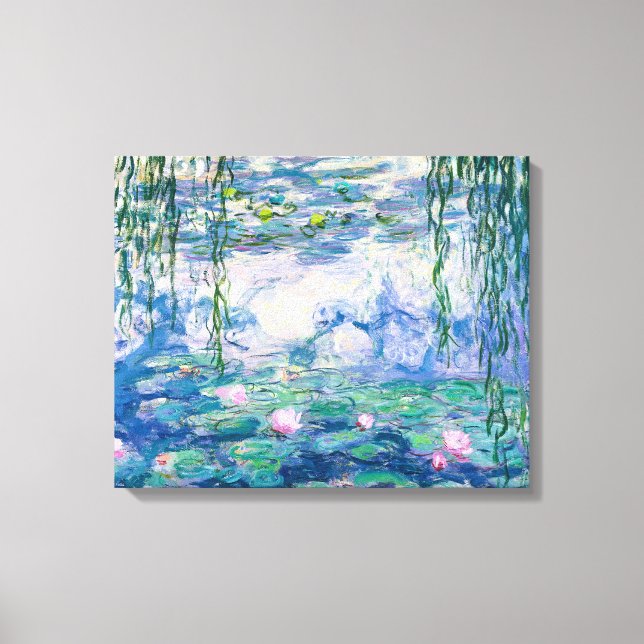 CLAUDE MONET -Water lilies Canvas Print (Front)
