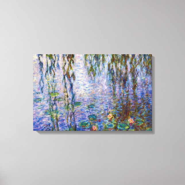 Claude Monet - Water Lilies Canvas Print (Front)