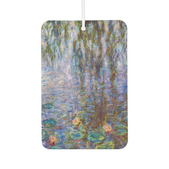 Claude Monet - Water Lilies Car Air Freshener (Front)