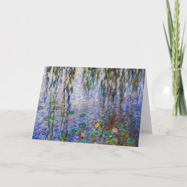 Claude Monet - Water Lilies Card (Front)