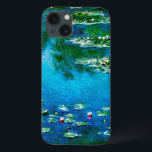 Claude Monet-Water-Lilies iPhone 13 Case<br><div class="desc">Fine art masterpiece by Claude Monet (1840 - 1926) featuring his famous landscape painting Water-Lilies based on intensities of blue, green and yellow.It makes a great iphone 6/6s,  tough xtreme case for Impressionism lovers.</div>