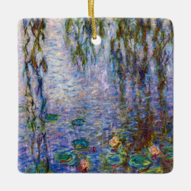 Claude Monet - Water Lilies Ceramic Ornament (Front)