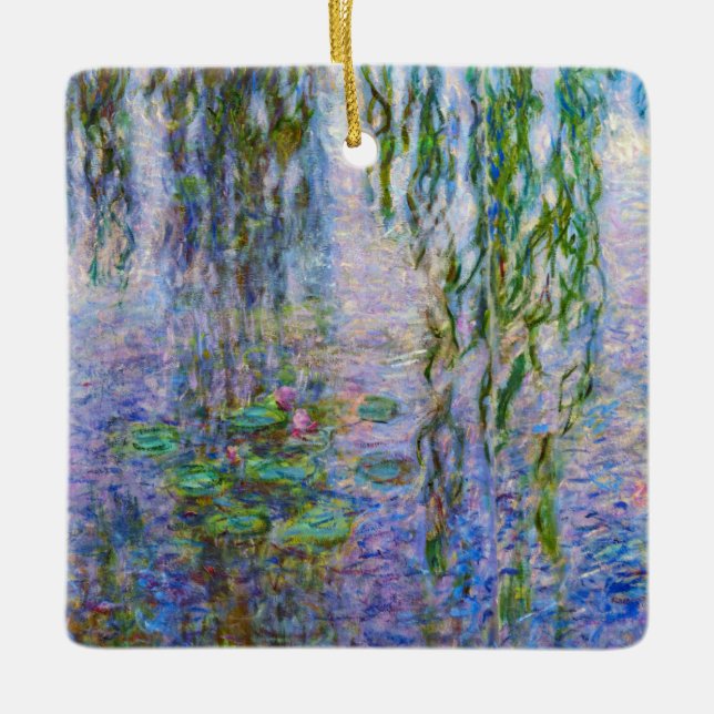 Claude Monet - Water Lilies Ceramic Ornament (Front)