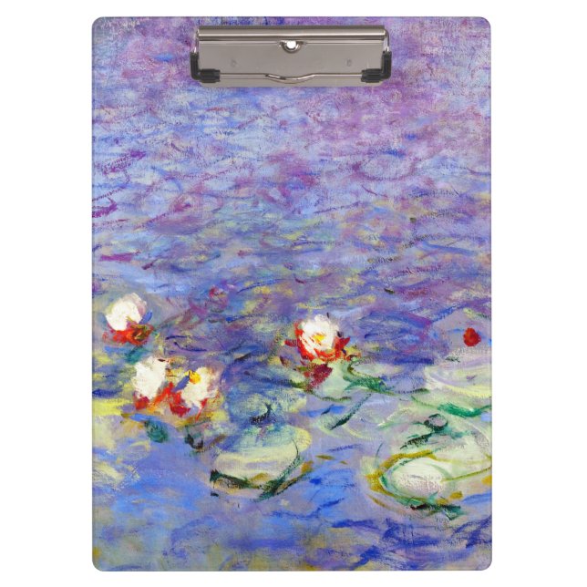 Claude Monet - Water Lilies Clipboard (Front)