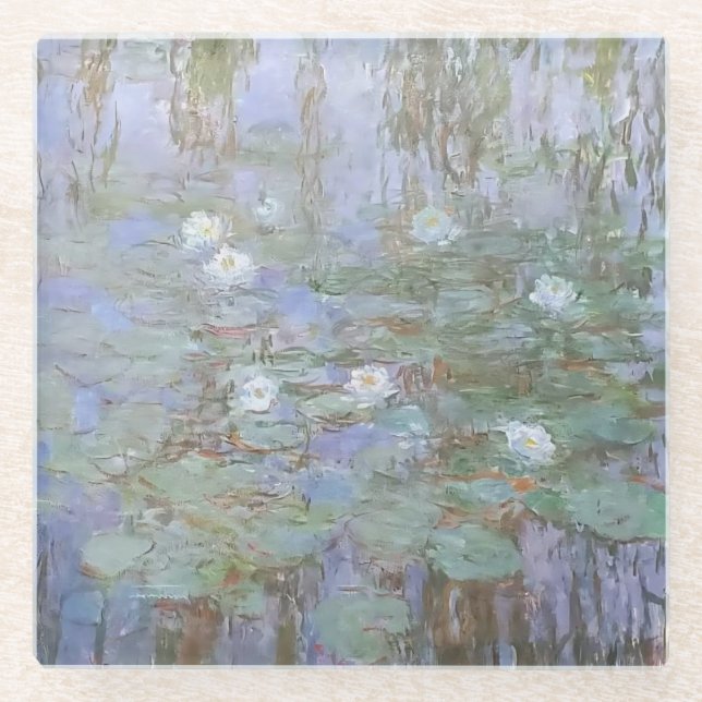 Claude Monet Water Lilies Coaster (Front)