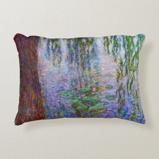 Claude Monet - Water Lilies Decorative Cushion (Front)